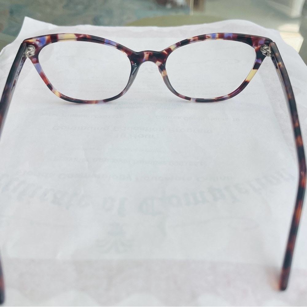 SEE Eyewear 0512 Brown Purple Tortoise Confetti Eyeglasses Frame 51-19-140 Italy